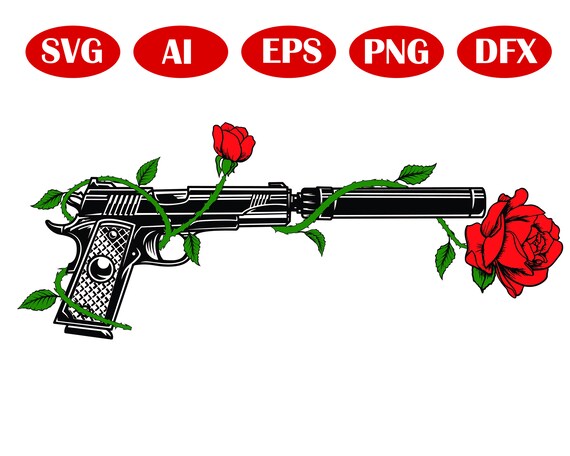 Free Free 62 Flower Gun Svg SVG PNG EPS DXF File