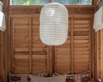 Linen FOLIE Light Shade – Linen Pendant Light – Handmade Pendant Light – Home Decor Lamp Shade – Hanging Linen Pendant