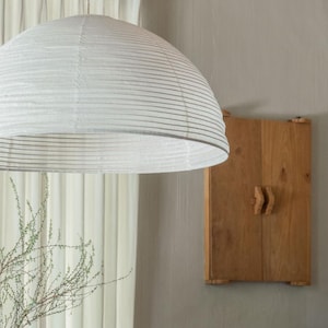 Linen CELIA Light Shade – Linen Pendant Light – Handmade Pendant Light – Home Decor Lamp Shade – Hanging Linen Pendant