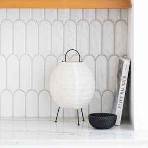 Linen DESA Table Lamp - Linen Table Lamp Light - Handmade DESA Shape Table Lamp - Modern Table Lamp Shades