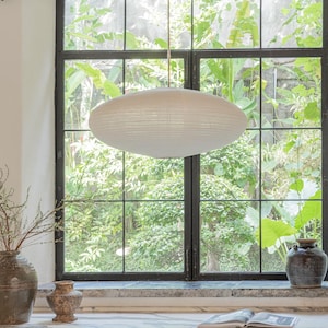 Linen NELSON Light Shade – Linen Pendant Light – Handmade Pendant Light – Home Decor Lamp Shade – Hanging Linen Pendant