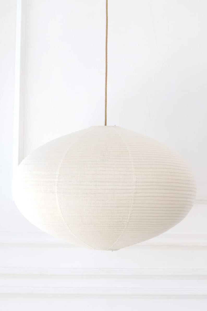 Jute Ceiling Pendant Kit E27 White imagen 2