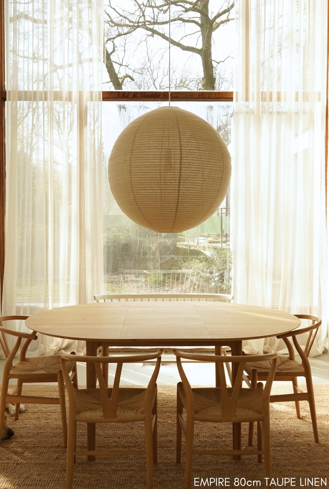 Taupe top ceiling light