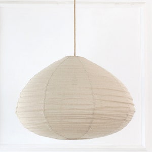 Jute Ceiling Pendant Kit E27 White image 3