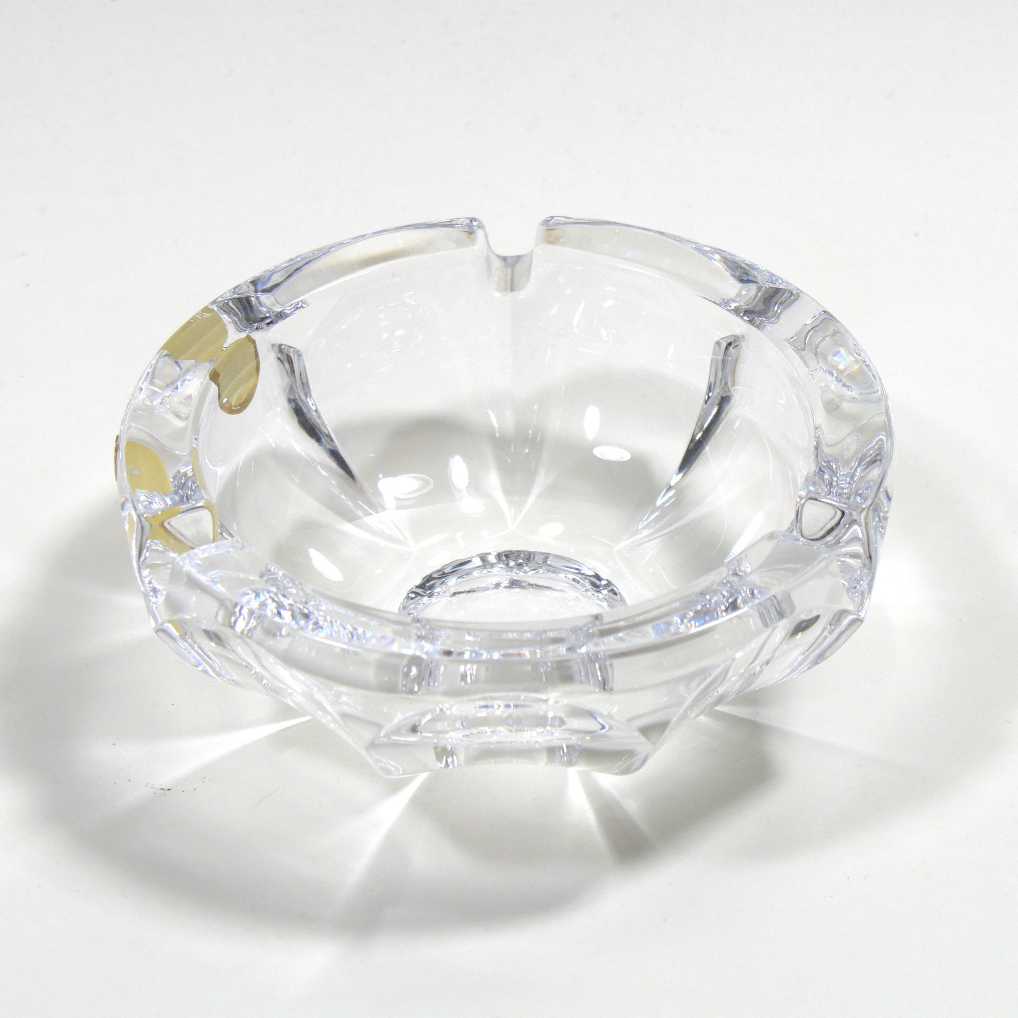 VOVCIG Bunter Glasaschenbecher – Handbemalt, 13,6 Cm Durchmesser, Als Deko Oder Zigarrenhalter