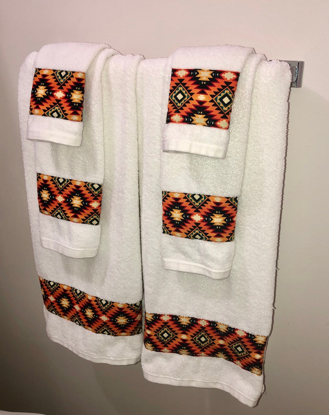 Southwestern Style Decorative Towel sets Etsy