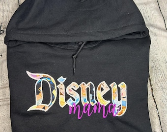 Disney Mama sweatshirt, Embroidered clothes