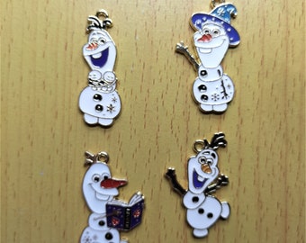 10Pcs/lot Animal Metal Charm Enamel Cartoon Charms Accessories Making Crafting Earring Pendant Bracelet Necklace Diy Jewelry