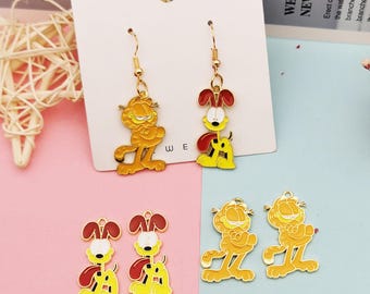 10 30 Emaille Cartoon Charme Vergoldete Metall Charms DIY Ohrringe Schlüssel Kette Halskette Anhänger Armband Schmuck Zubehör