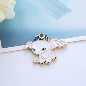 10Pcs Cartoon charm,Metal Charm, Animal Charm,Enamel Charm,Gold Charm Pendant Craft Supplies 21*27mm