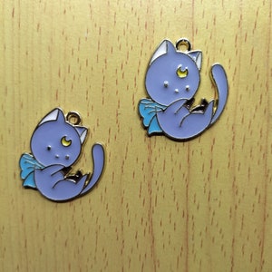 10Pcs Golden Animal Metal Enamel Charms, Cartoon Charm for Making Crafting Earring Pendant Bracelet Necklace Diy