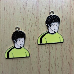 10 Cartoon Character Charms,Enamel Figure Charm Bracelet DIY Crafts Phone Case Earring Necklace Pendants Jewelry Make Hand Accessory