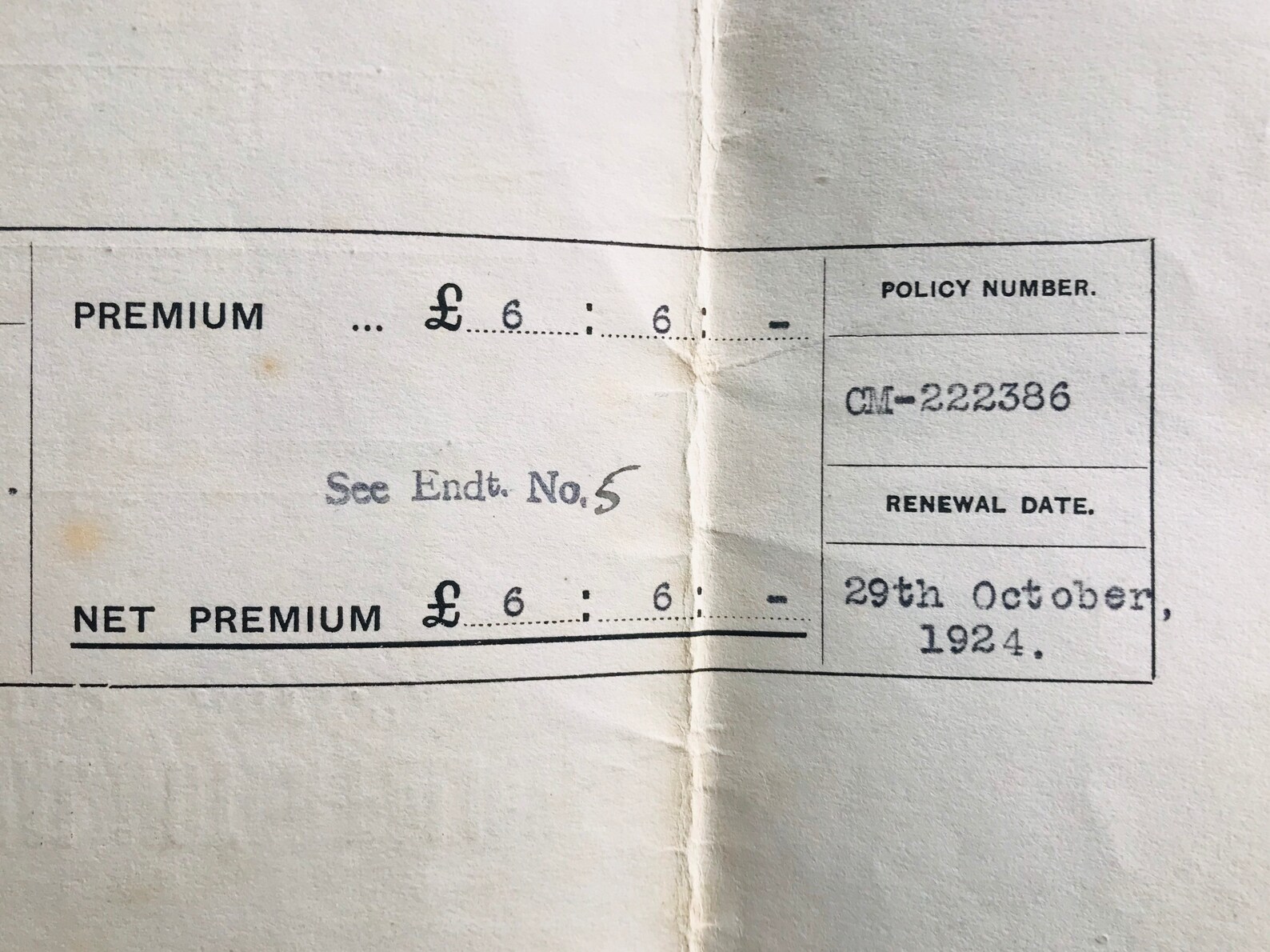 Antique insurance policy certificate Ephemera for Junk | Etsy
