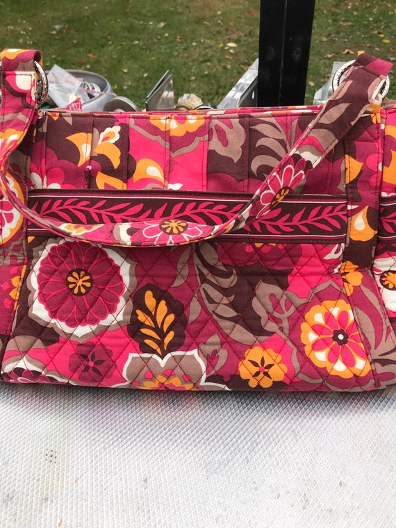 Yellow and Pink Vera Bradley Purse | Perfect for Spring