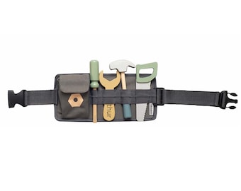 Personalisierte Holzwerkzeug Gürtel Spielzeug