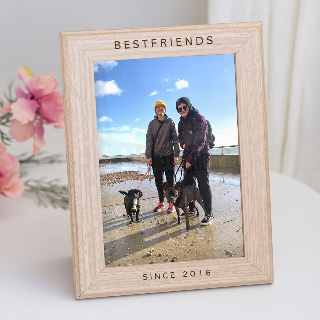 Friend Mdf Frame Personalised Best Friends Wooden Photo Frame - Etsy