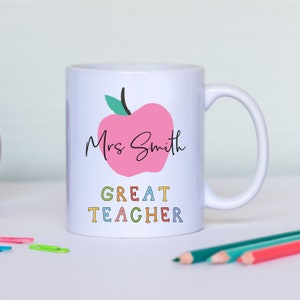Personalised Thank You Teacher Mug