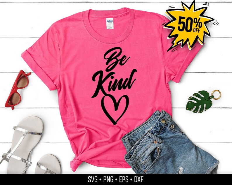 Download Be Kind SVG Kindness Slogan T-Shirt Inspirational Quote ...