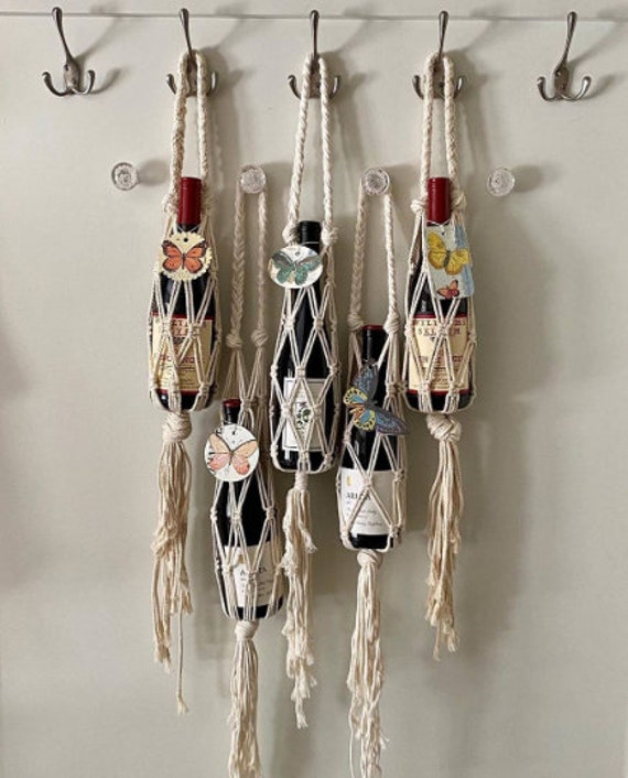 KIT Macram Wine Holder Macrame Bottle Holder DIY Wine Carrier