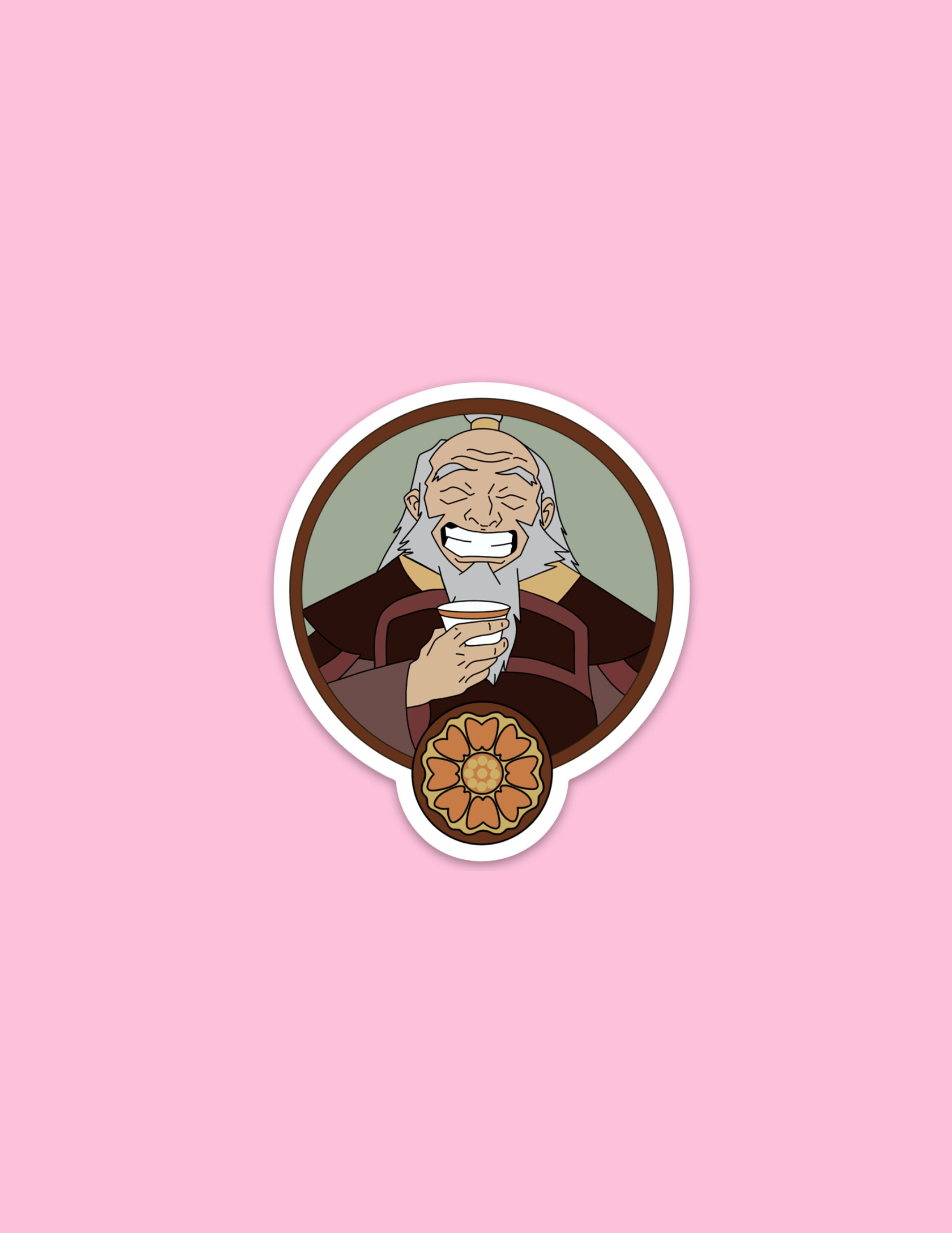 Sticker Uncle Iroh L White Lotus Pai Sho L Avatar The Last Etsy