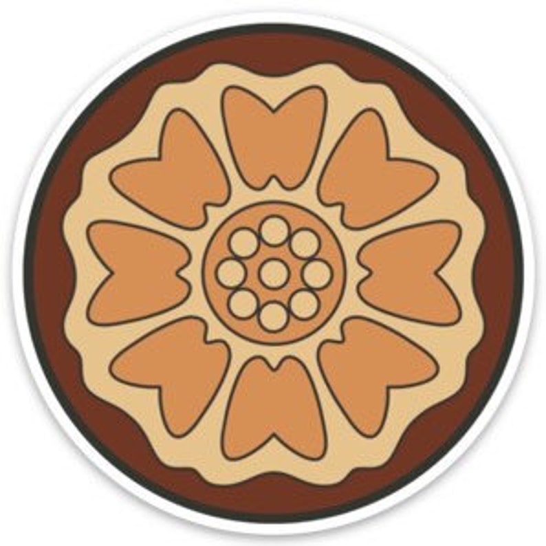 White Lotus Tile Sticker Pai Sho L Avatar the Last Airbender L Etsy