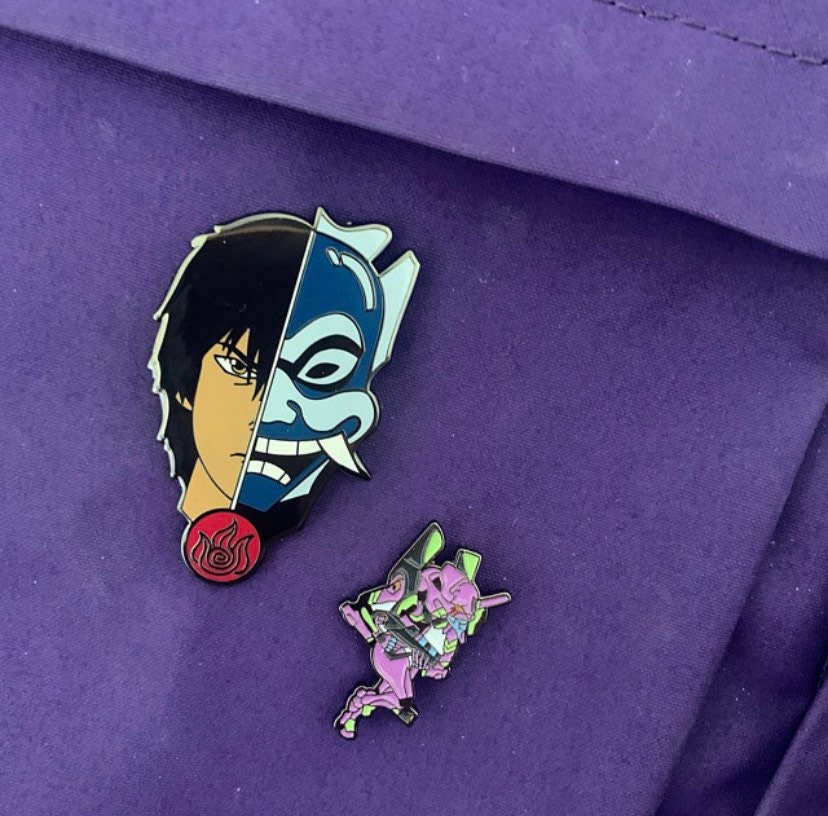 Zuko Fire Nation Prince Enamel Pin l Uncle Iroh l Avatar Last Airbend…