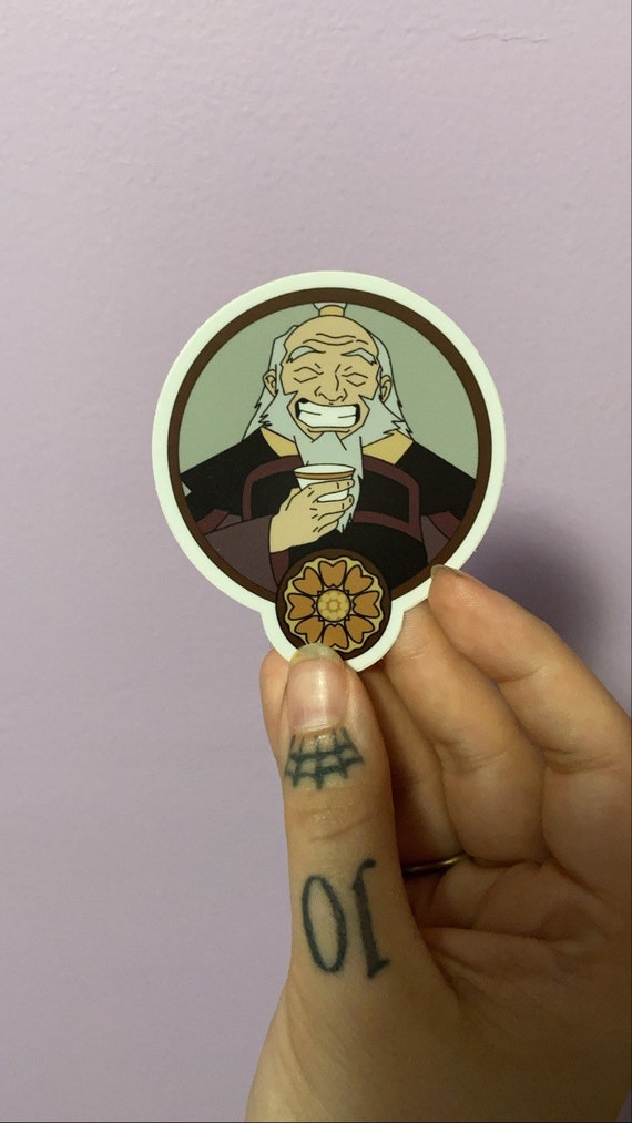 Sticker Uncle Iroh L White Lotus Pai Sho L Avatar The Last Etsy Uk
