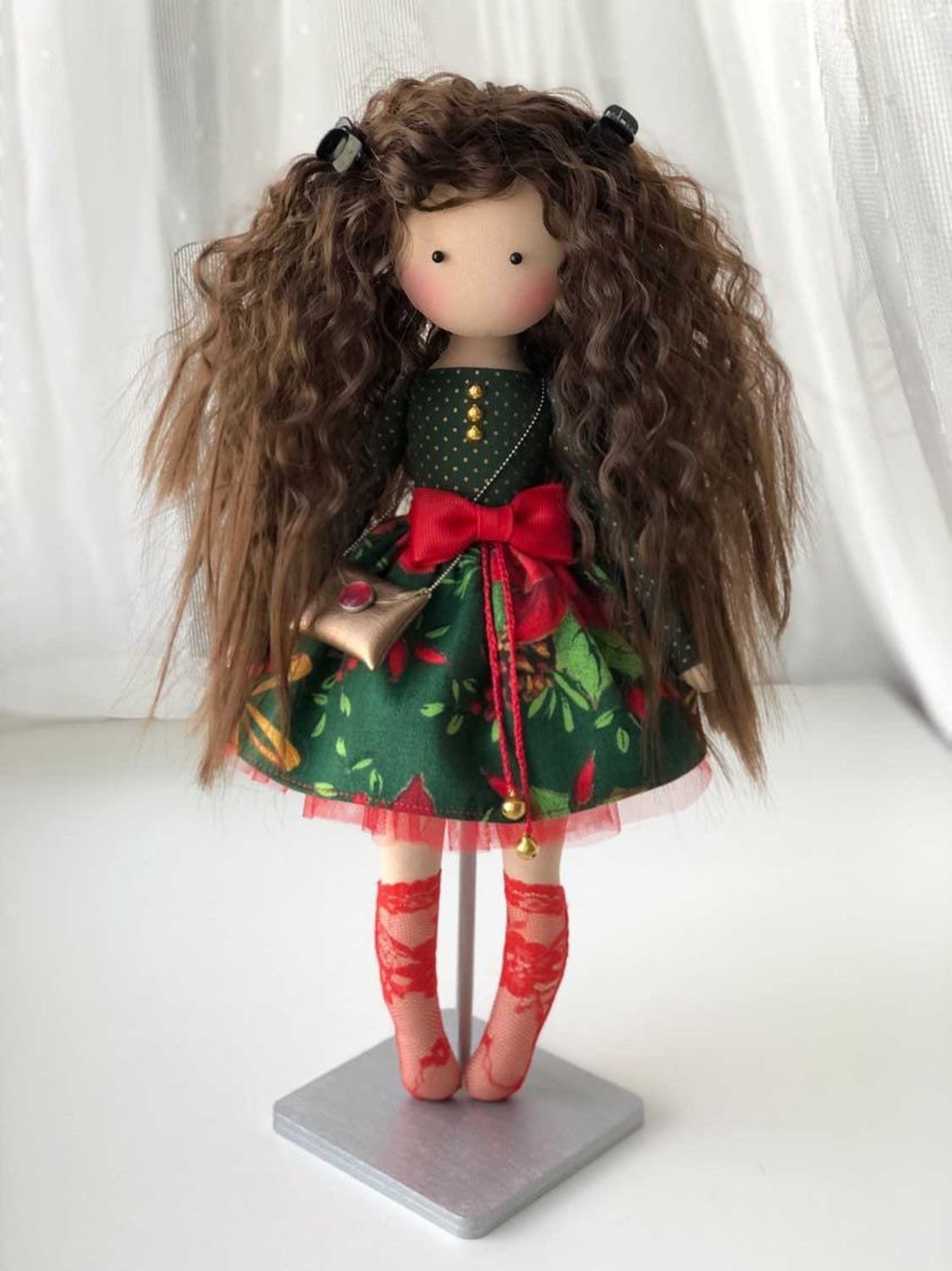 Пользовательская кукла Подарок на день рождения Тканевая - Etsy