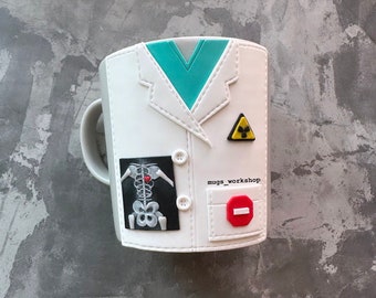 Lustiger Radiologe Becher, Radiologie Kaffeebecher, Röntgentechnologe Geschenk, Röntgentechnik, Lustiger Radiologe Geschenk Becher für Frauen und Männer, Krankenschwester Becher