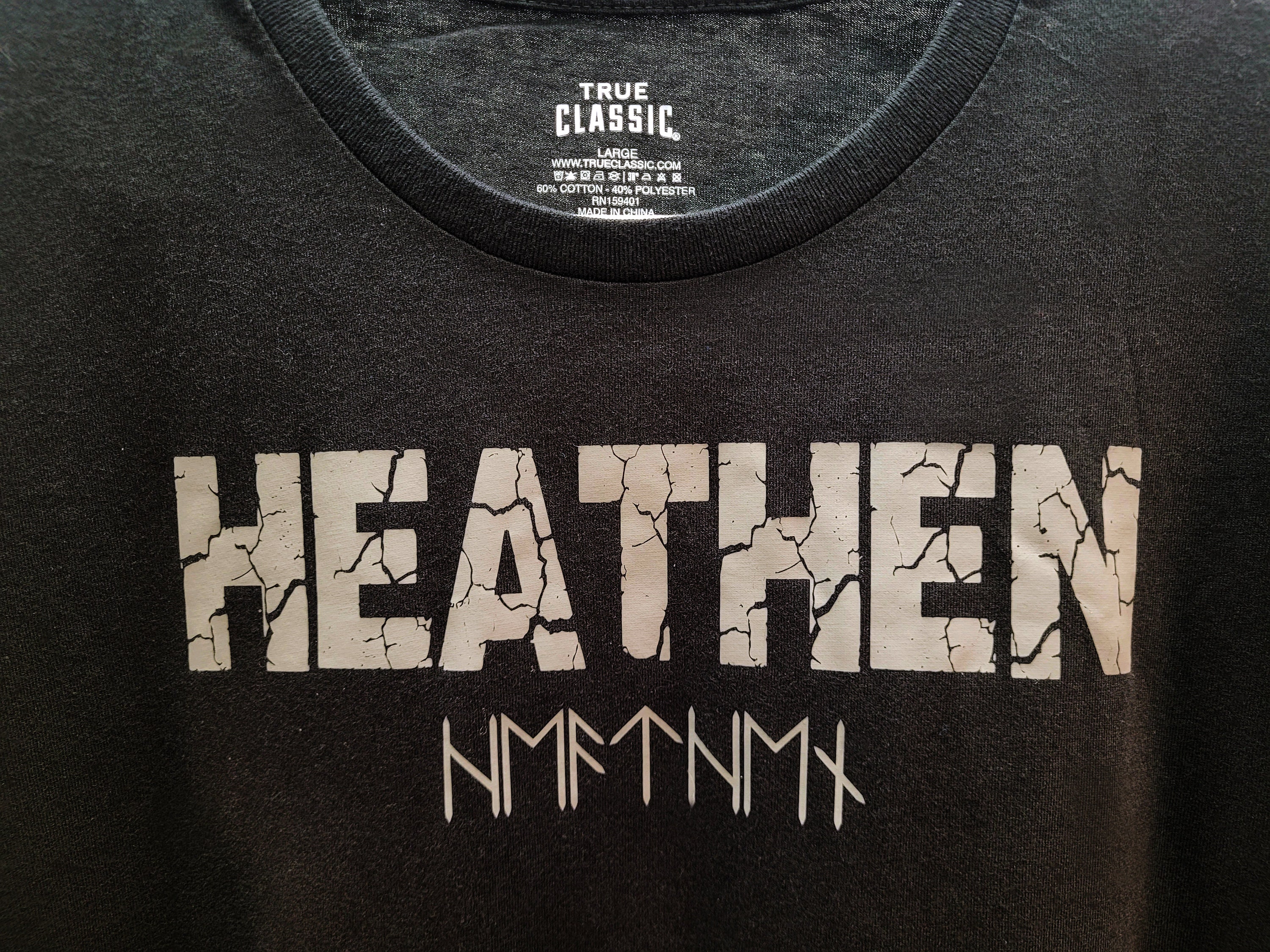 Heathen Trust No 1 T-Shirt (Small, Black)