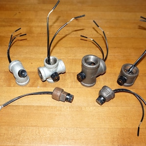 DIY lamp switches, Industrial lamp parts, steampunk lamp parts, pipe lamp parts,