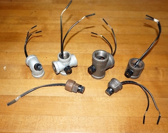 DIY lamp switches, Industrial lamp parts, steampunk lamp parts, pipe lamp parts,