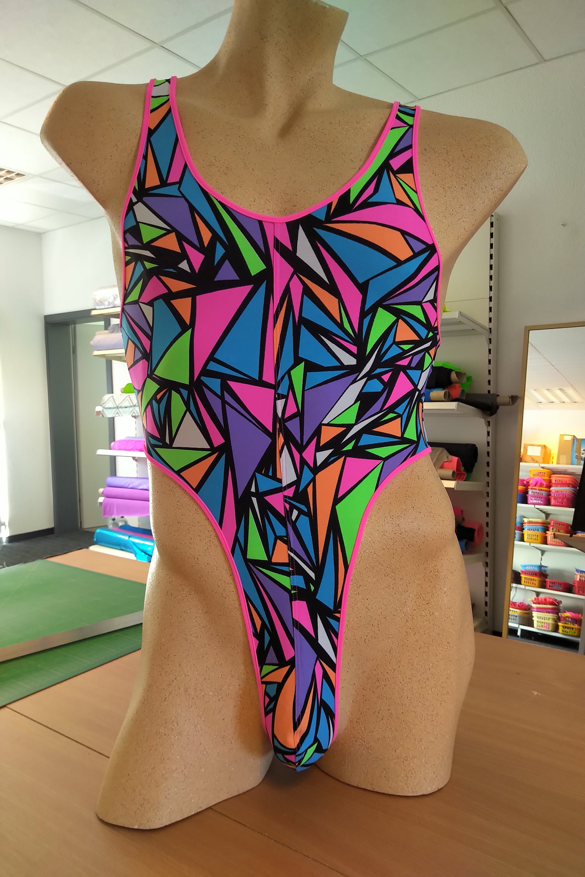 Exclusive MEN Swimsuit Kaleidoscope Pink Handmade Men's Etsy Australia