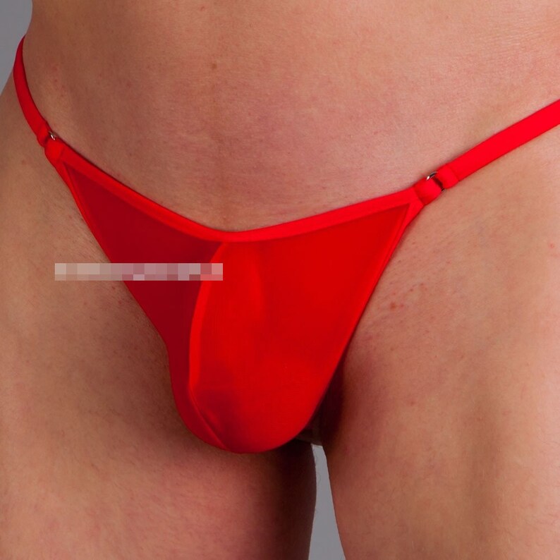 Handmade in Germany MEN String Tanga Transparent G-String different Colors