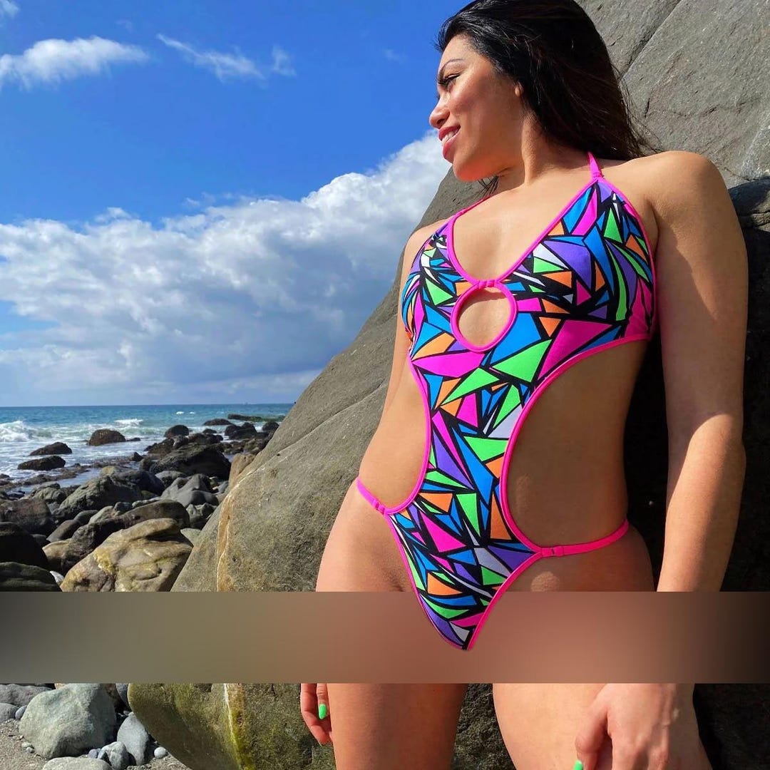 Pink One Piece Swimsuit  KF82650