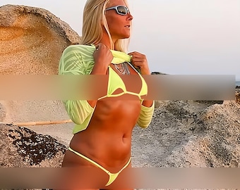 NEW Tangaland Micro String Bikini Alona various colors - Handmade in Germany