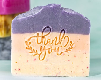 Custom Soap Stamp, Natural Handmade Soap Stamp, Acrylic Stamp for Soap, Wedding Cookie Stamp, Acrylic Soap Stamp, Brass Soap Stamp