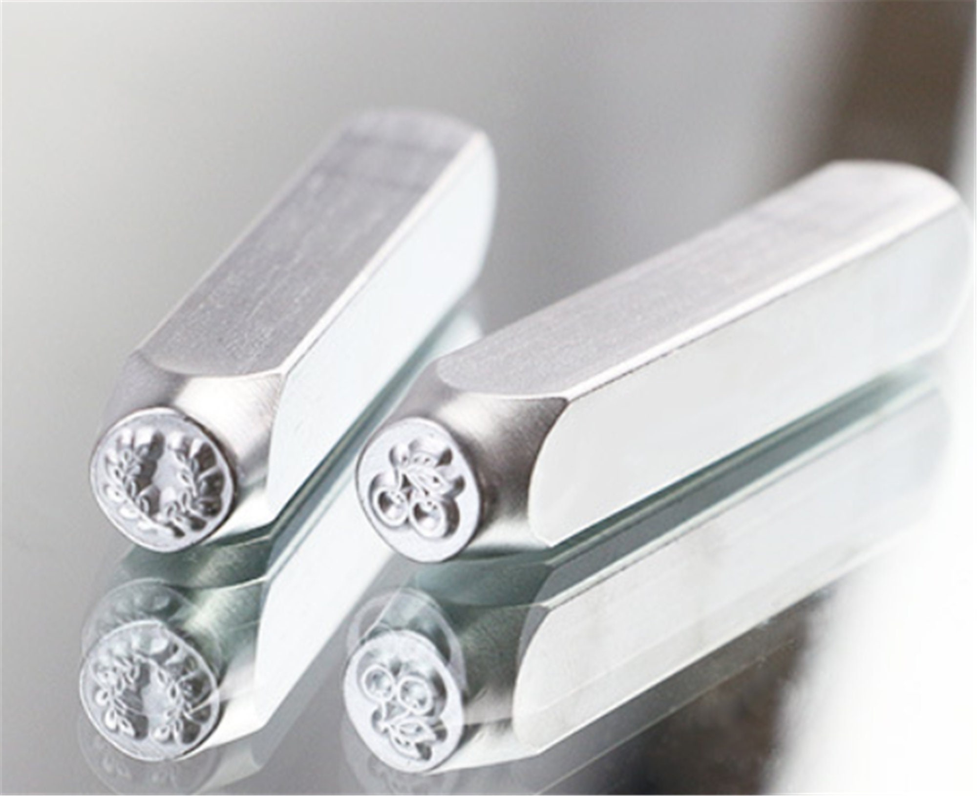 Custom jewelry stamp 6mm Cherry Metal Design Stamp Metal Etsy