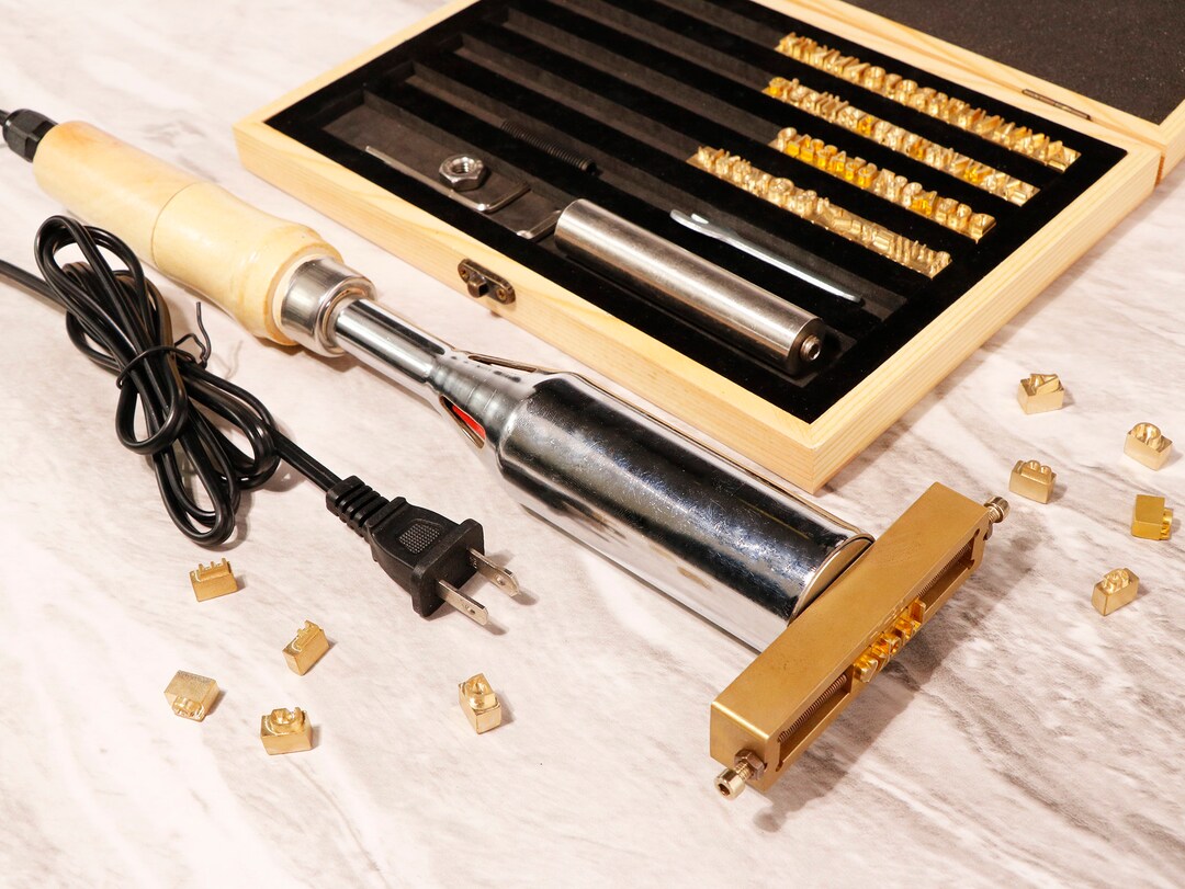 Custom Branding Iron for Leather 26 Alphabet Stamp Etsy