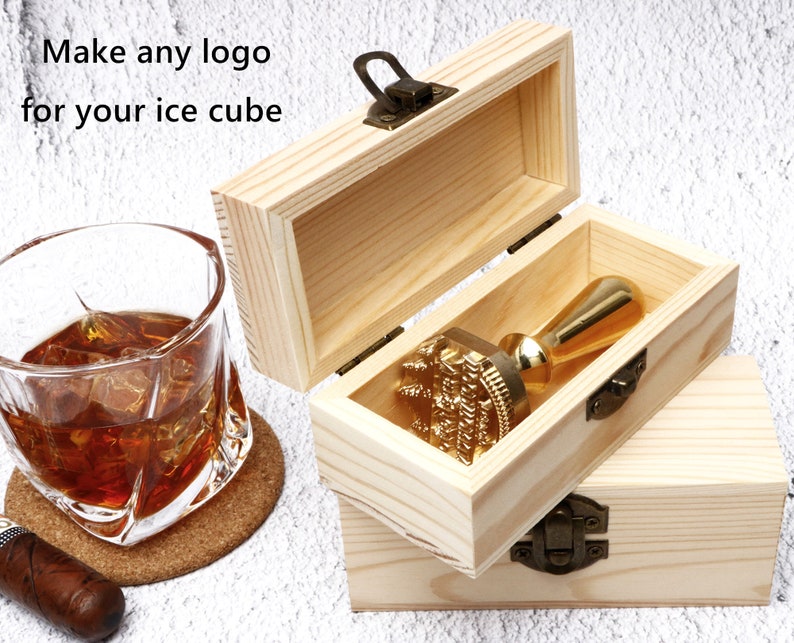 Custom Logo Ice Cube Stamp for Ice Cubes / Business Logo Ice Etsy