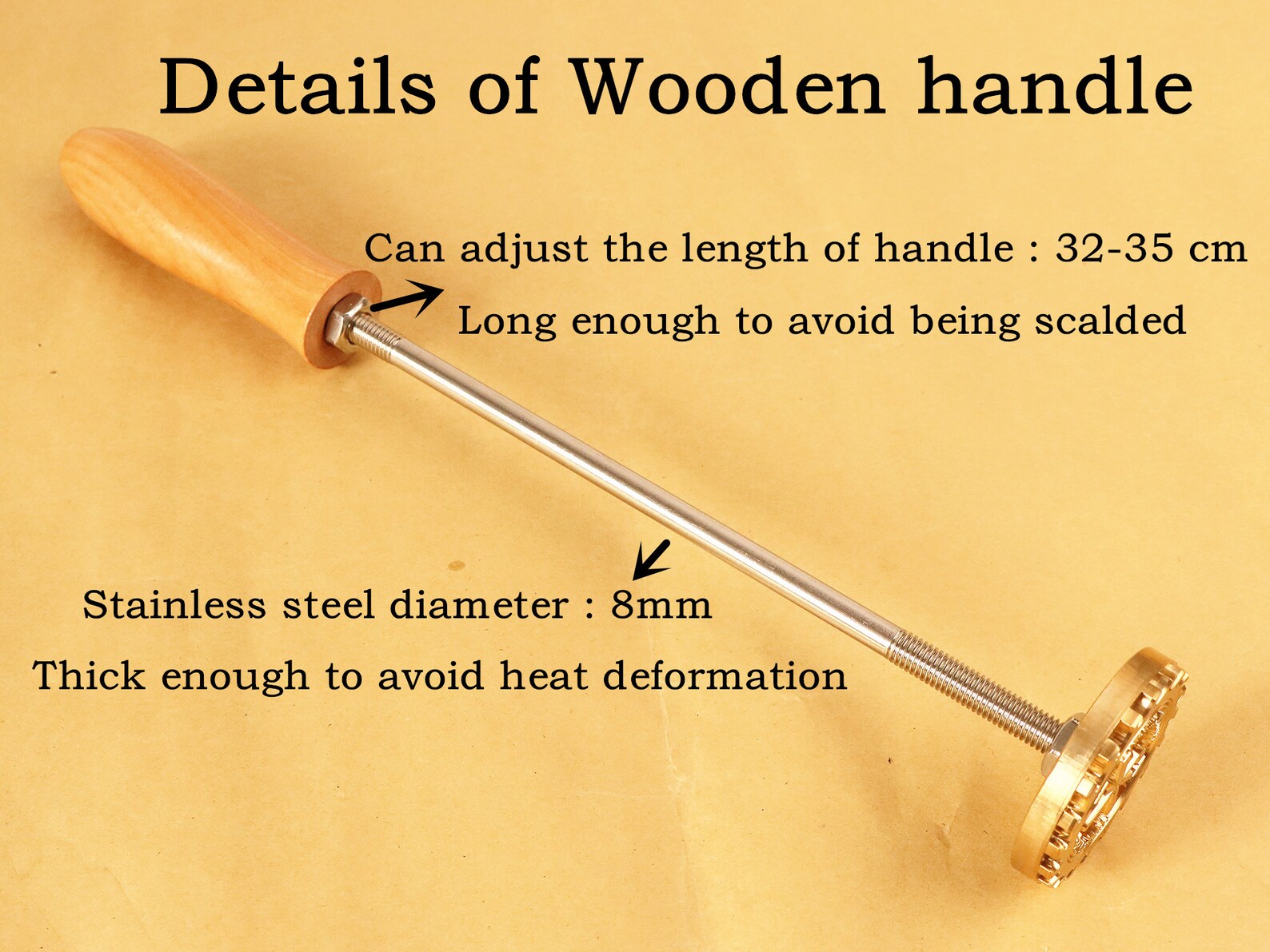 Branding Iron for Wood Custom Branding Iron for Leather Brand Etsy