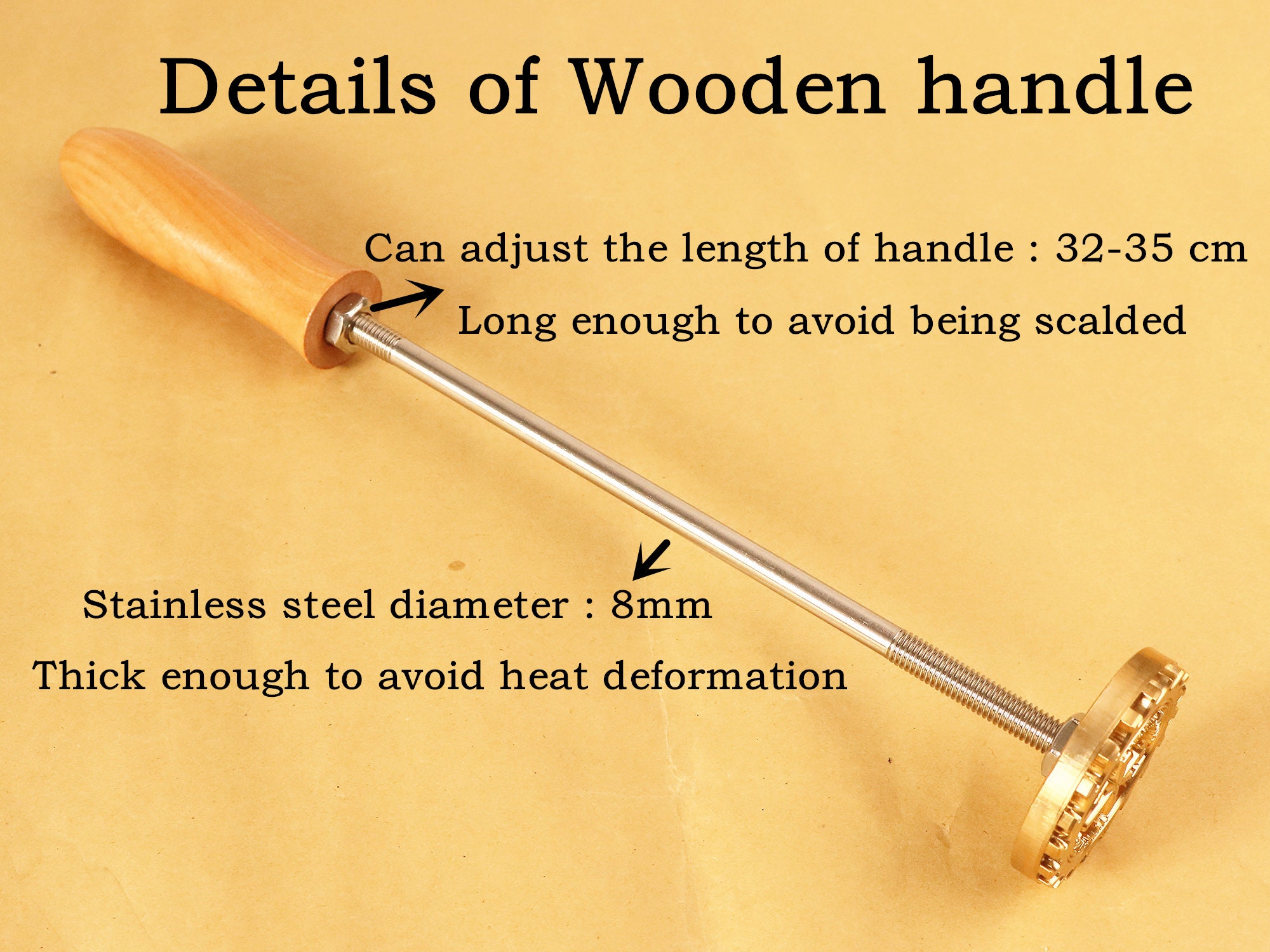 Branding Iron for Wood Custom Branding Iron for Leather Brand Etsy Canada