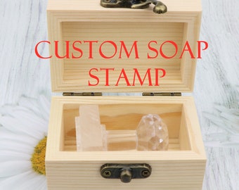 Custom Soap Stamp, Custom Handmade Acrylic Soap Stamp , handmade Acrylic Stamp, Business Stamp, Clear Stamp, personalized Cookie Stamp