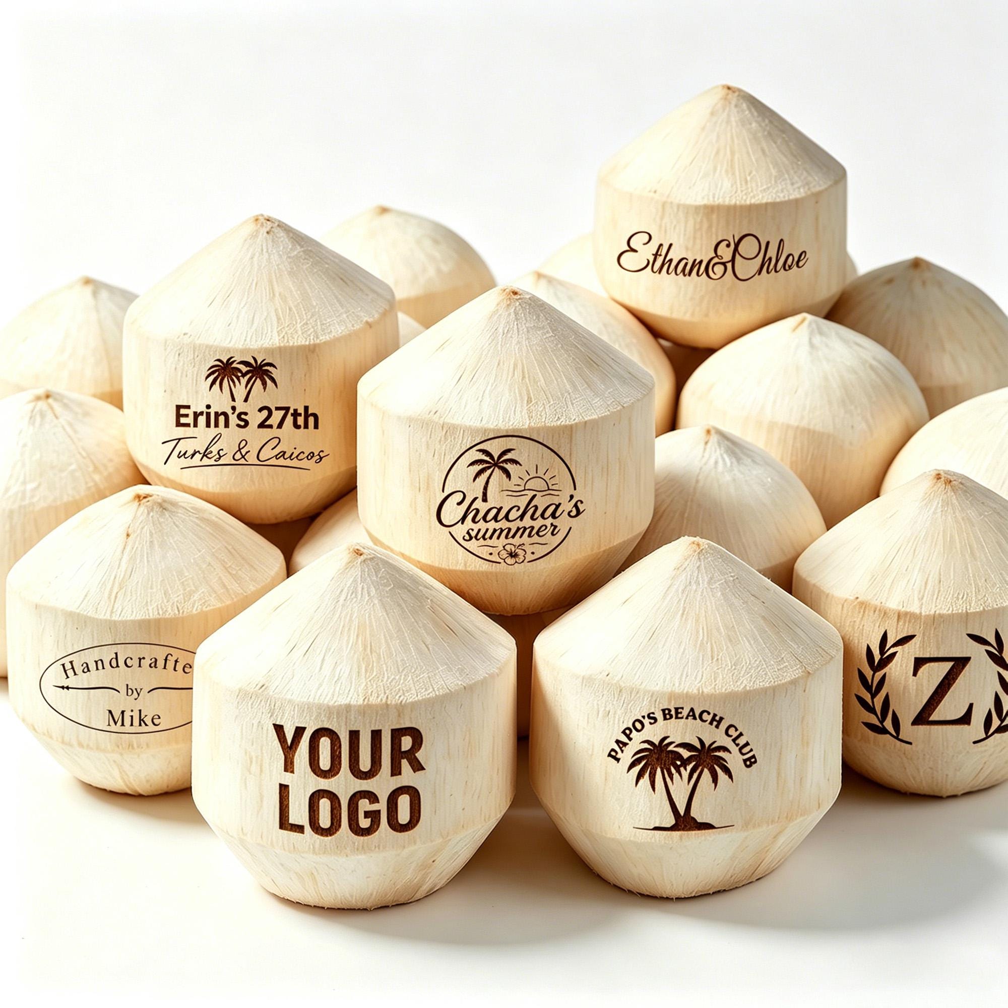 Custom Coconut Branding Iron | Electric Branding Stamp for Wood