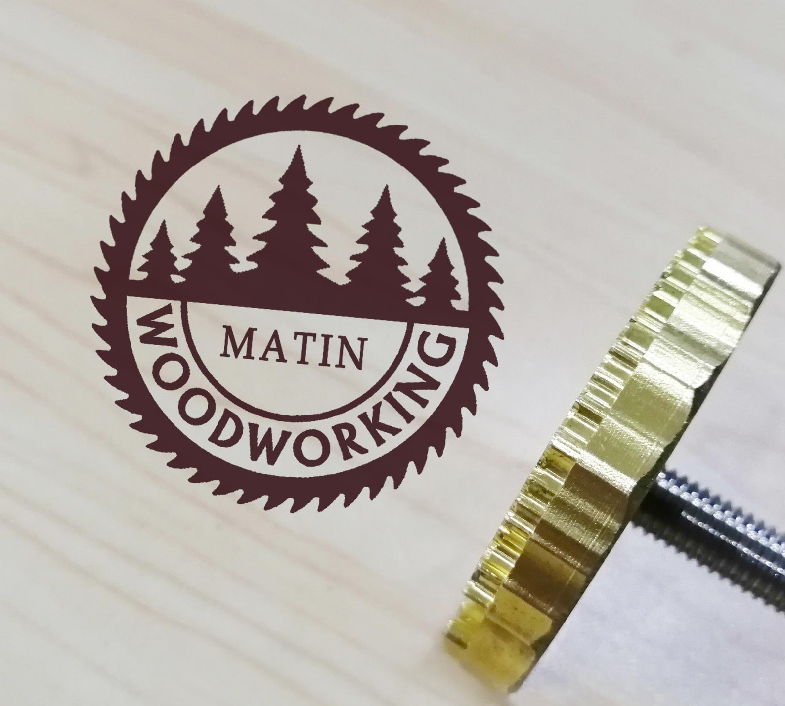 Custom Wood Branding Iron for Wood Working / Custom Leather Etsy