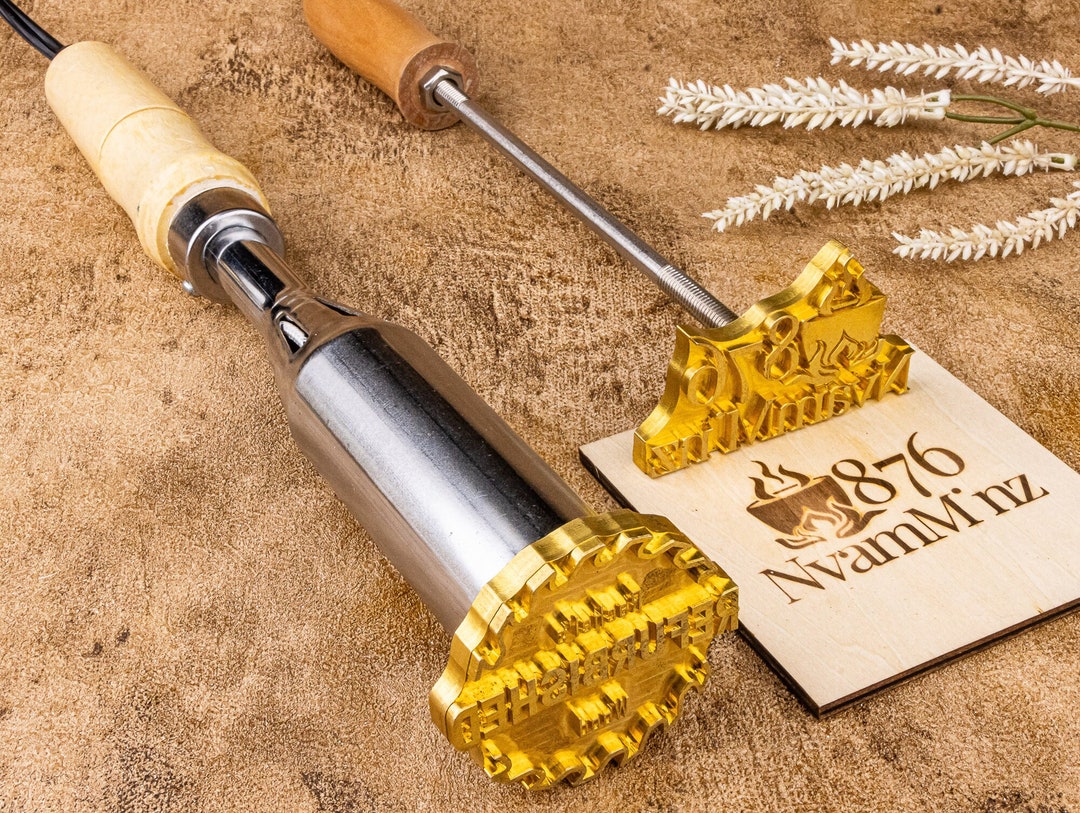 Personalized Branding Iron for Wood, Electric Iron Branding Iron for
