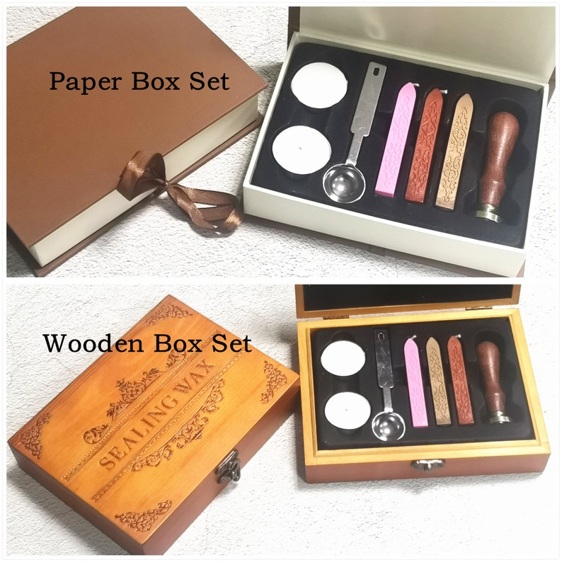 wedding custom metal stamp Personalized initials with wreath wax seal stamp custom sealing wax stamp custom wax seals kit
