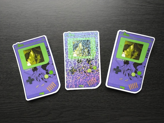 EVA-01 Edition Classic Gameboy Sticker Neon Genesis Evangelion Inspired  Sticker