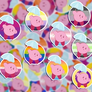 Pride Kirby Sticker (NIEUWE VLAGGEN!)
