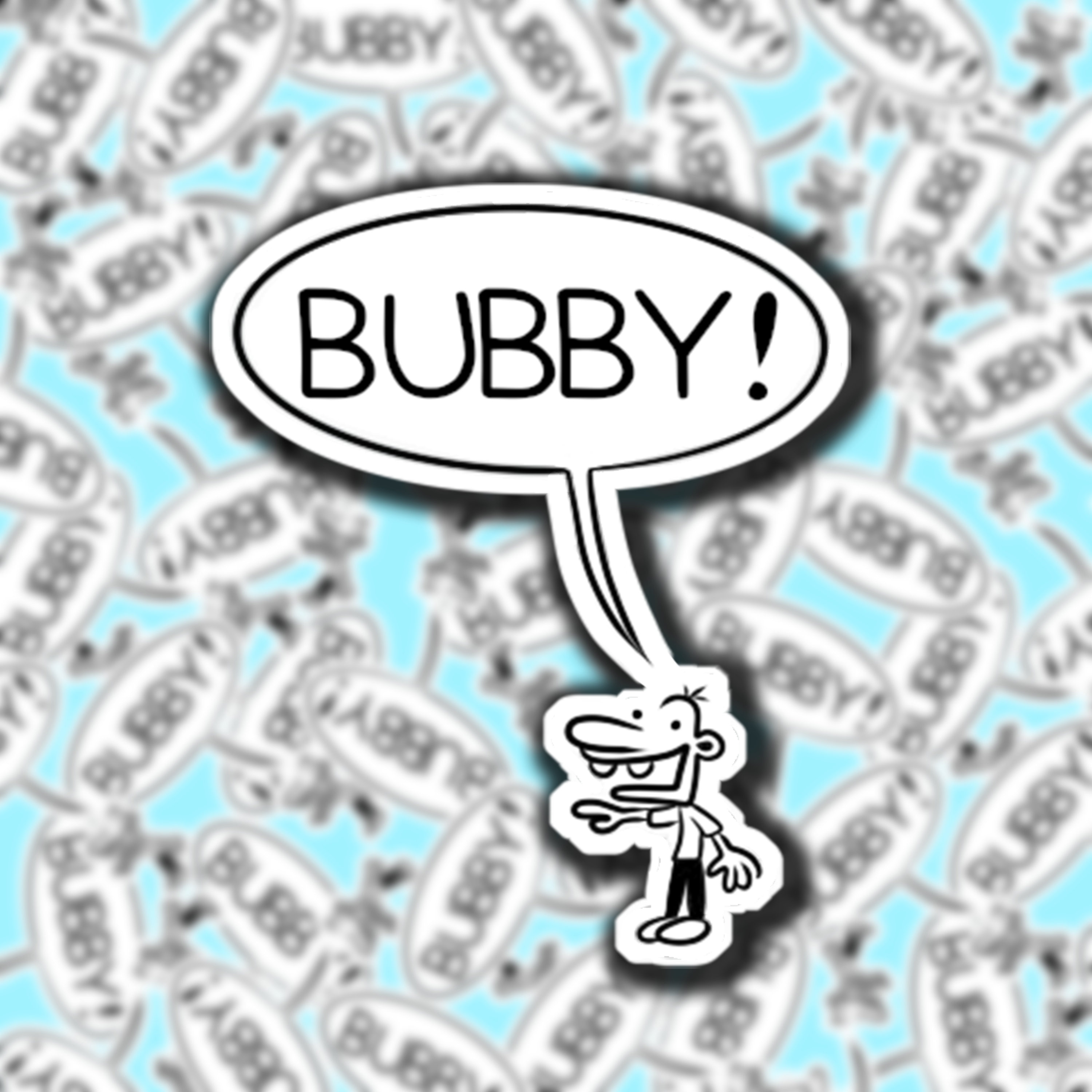 Manny Shouting Bubby Meme Sticker Diary of A Wimpy Kid Etsy